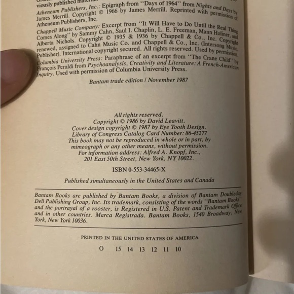 Paperback book trade edition lost language of cranes gay fiction great book - Picture 2 of 3